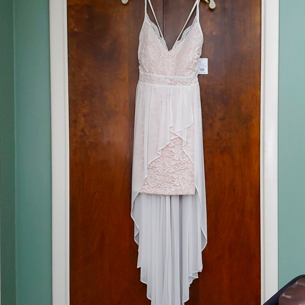 High-Low Bridal Shower gown